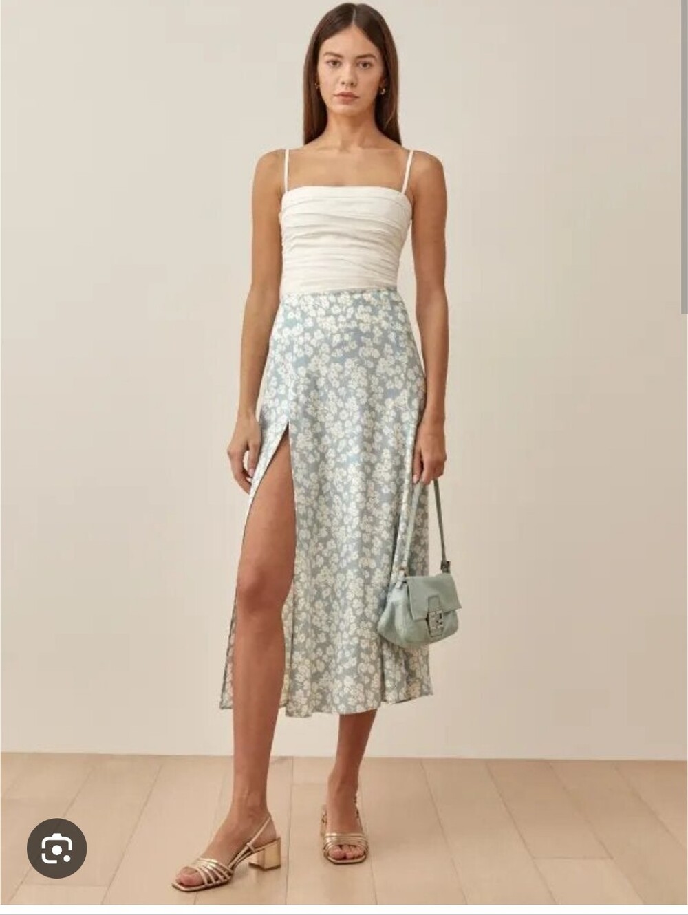 NWT Reformation - Size 10 Floral Midi Skirt